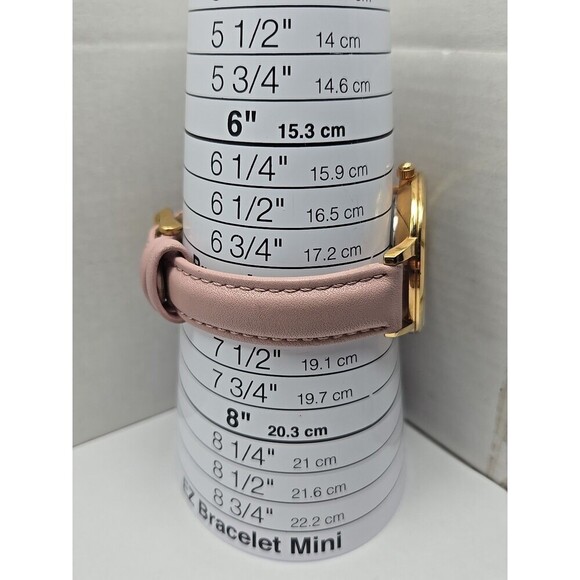 Vincera Collective Rose Womens Watch 38mm White Dial Pink Leather New Battery main image 8
